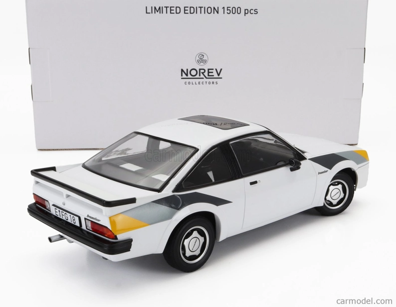 Norev Opel Manta B 1984 - Irmscher Manta - The Movie Fred 1:18 Bílá