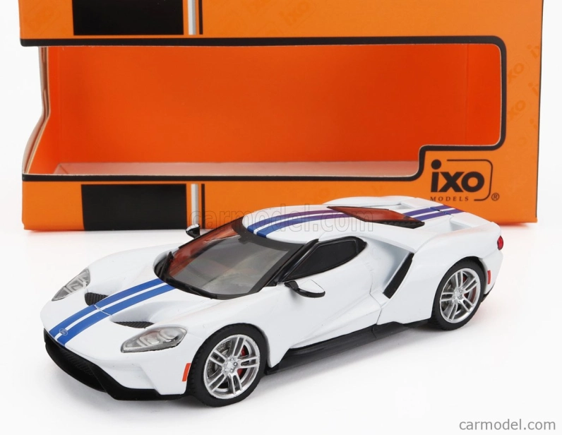 Ixo-models Ford usa Gt 2017 1:43 Bílá Modrá