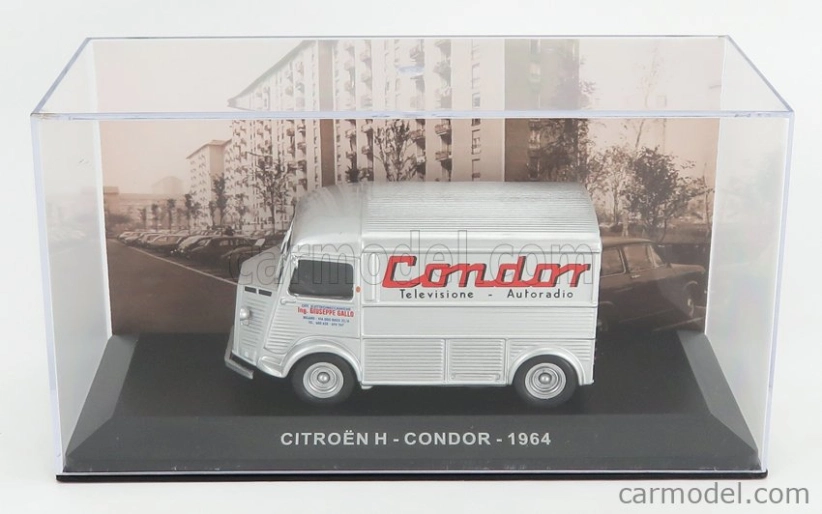 Edicola Citroen H-type Van Condor 1964 1:43 Strieborná