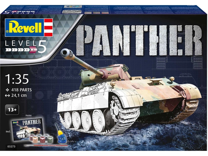 Revell Panther Ausf. D (1:35) (darčeková súprava)