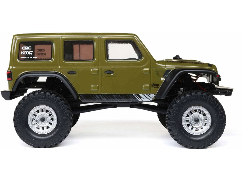 RC auto Axial SCX24 Jeep Wrangler JLU CRC 2019 V2 1:24 4WD RTR, zelená