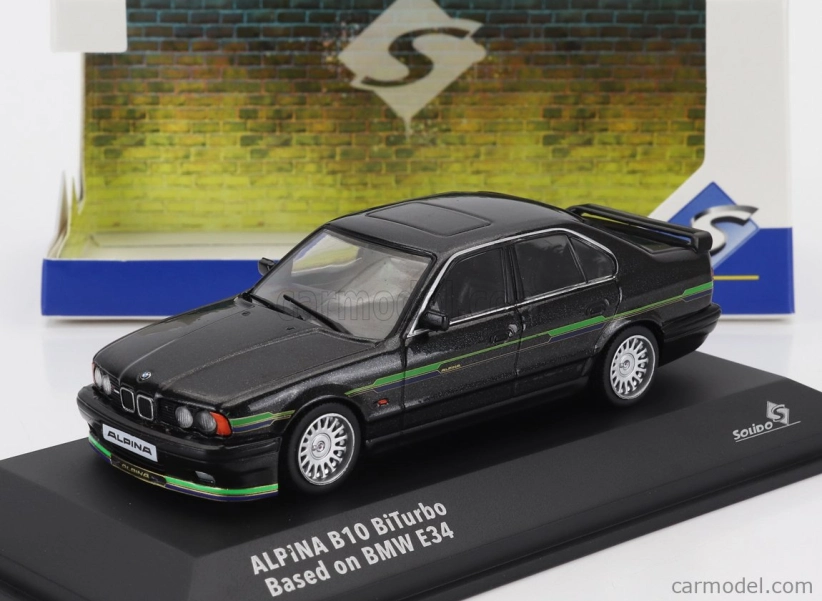 Solido BMW 5-series Alpina B10 (e34) Biturbo 1994 1:43 Black