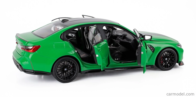 Minichamps BMW 3-series M3 Competition Cs (g80) 2024 1:18 Zelená Černá