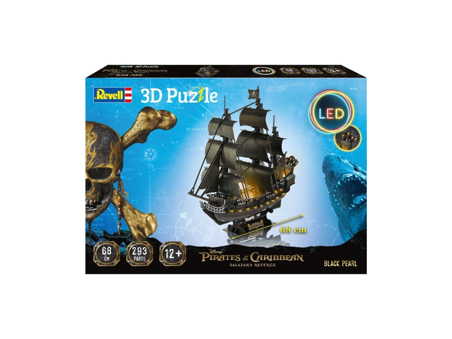 Revell 3D Puzzle – Black Pearl (LED Edition)