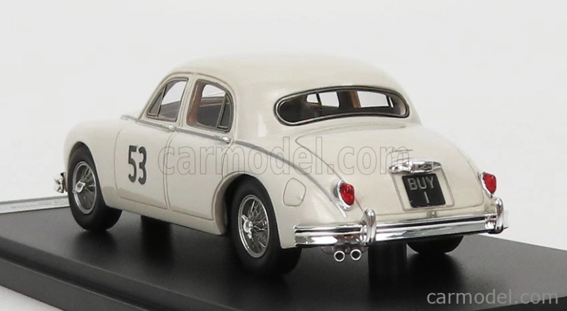 Modely v mierke Matrix Jaguar Mkii 3.4 Litre N 53 2nd Siverstone Annual International Trophy Meeting 1959 1:43 Biela