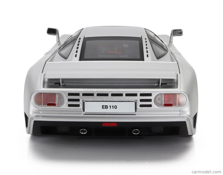 Bugatti Eb110 1991 v mierke 1:12 strieborná