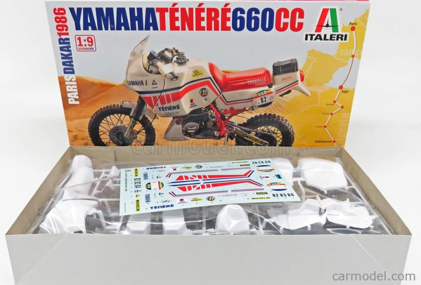 Italeri Yamaha Tenere 600cc N 0 Rally Paríž Dakar 1986 1:9 /