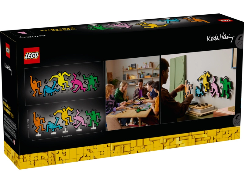 LEGO Art - Keith Haring - Tancujúce postavy
