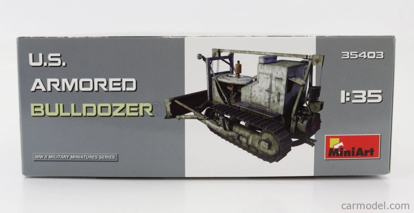 Miniart Tank Bulldozer U.s. Armored Military Cingolato 1945 1:35 /
