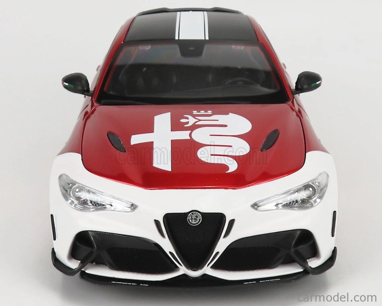Bburago Alfa romeo Giulia Gtam N 99 Racing 2020 1:18 Alfa Červená Bílá