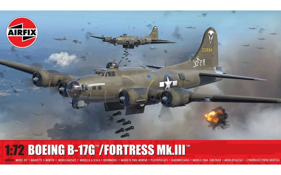 Classic Kit lietadlo A08018A - Boeing B-17G / Fortress Mk.III (1:72)