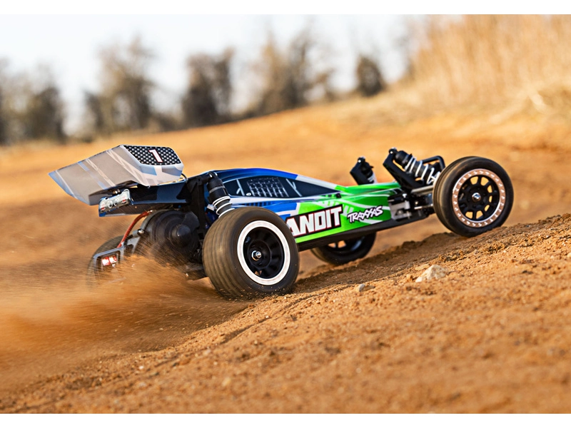 RC auto Traxxas Bandit 1:10 RTR s LED osvětlením, oranžová