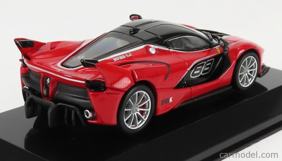 Edicola Ferrari Fxx-k N 88 2014 - Con Vetrina - S vitrínou 1:43 červená čierna