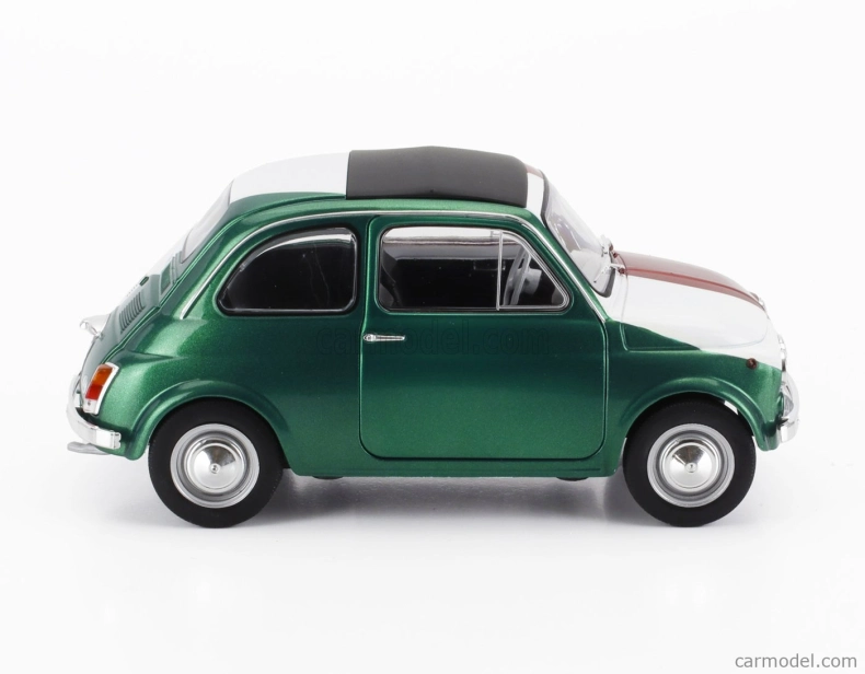 Solido Fiat 500 Italian Livery Tribute 1965 1:18 Červená Zelená Bílá