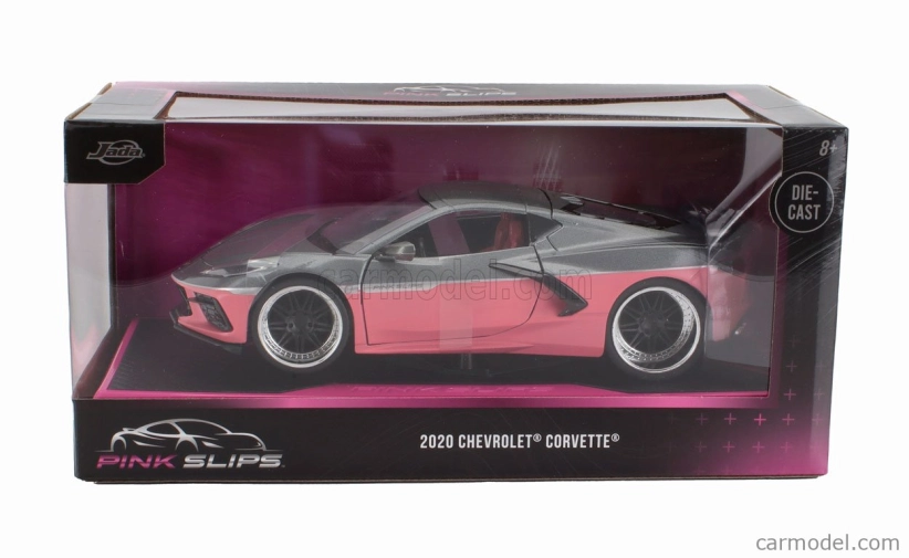 Jada Chevrolet Corvette Stingray Coupe 2020 1:24 Šedorůžová