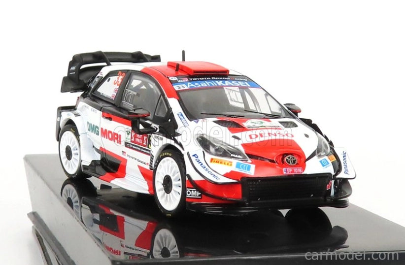 Ixo-models Toyota Yaris Wrc N 33 Rally Ypres 2021 E.evans - S.martin 1:43 Biela červená čierna
