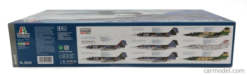Italeri Lockheed martin Tf-104 G/s Starfighter Military Airplane 1958 1:32 /