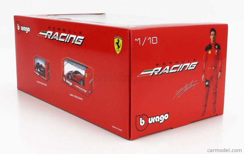 Bburago Ferrari F1 Sf-23 Team Scuderia Ferrari N 16 2023 Charles Leclerc 1:18, červená