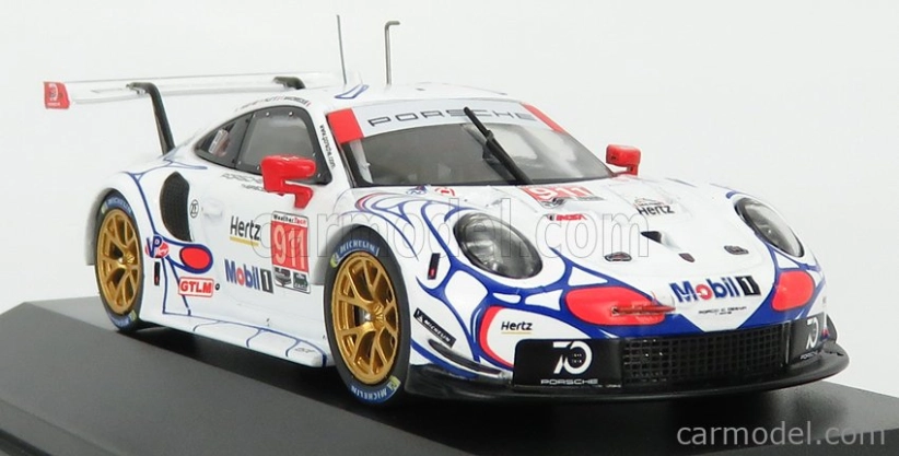 Ixo-models Porsche 911 991 Rsr Team Porsche Gt N 911 Winner Gtlm Class Petit Le Mans Road Atlanta 2018 P.pilet - N.tandy - F.makowiecki 1:43 Biela