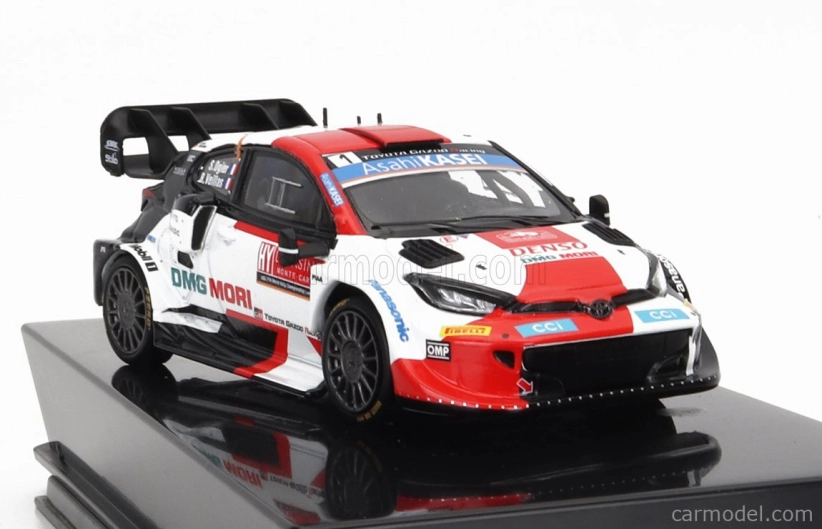 Ixo-models Toyota Yaris Gr Rally1 Team Toyota Gazoo Racing Wrt N 1 2nd Rally Montecarlo 2022 S.ogier - B.veillas 1:43 Biela červená čierna