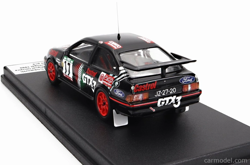 Trofeu Ford england Sierra Rs Cosworth N 17 9. Rally Portugalsko 1990 Joaquim Santos - Miguel Oliveira 1:43 Čierna červená