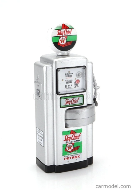 Greenlight Accessories Pompa Benzina - Wayne 100-a Gas Pump Texaco Gasoline 1948 1:18 Grey