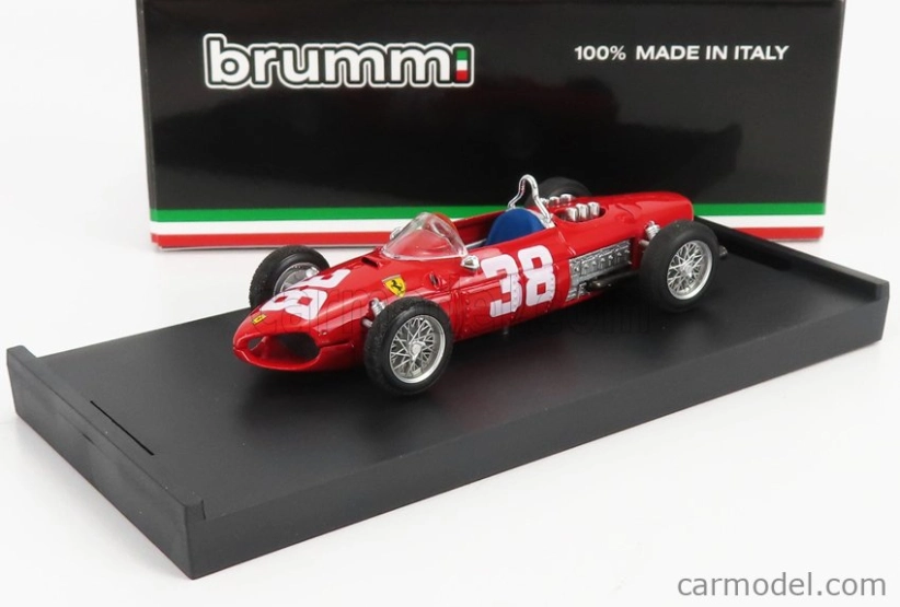Brumm Ferrari F1 156 N 38 3rd Monaco Gp Phil Hill 1961 World Champion 1:43 Red