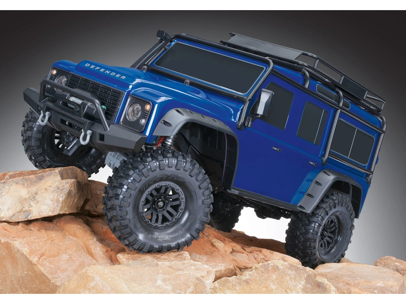 RC auto Traxxas TRX-4 Land Rover Defender 1:10 TQi RTR, modrá