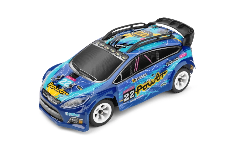 RC auto Ford Focus WRC s hliníkovým podvozkem, pohonem 4X4 a LED osvětlením, 2,4 GHz, 1:28