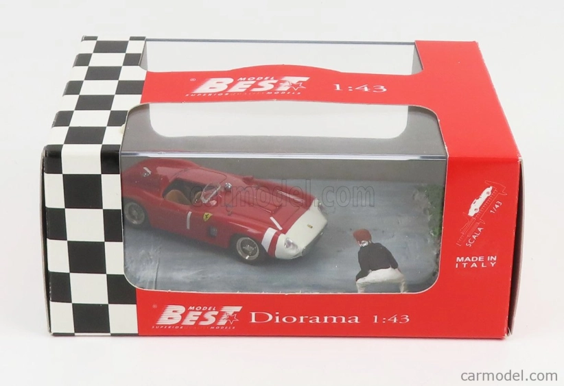 Najlepší model Ferrari 860 Monza N 1 Nurburgring 1965 Juan Manuel Fangio 1:43 Červená biela