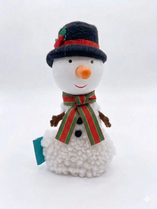 Fiesta Crafts Prstová maňuška Snehuliak