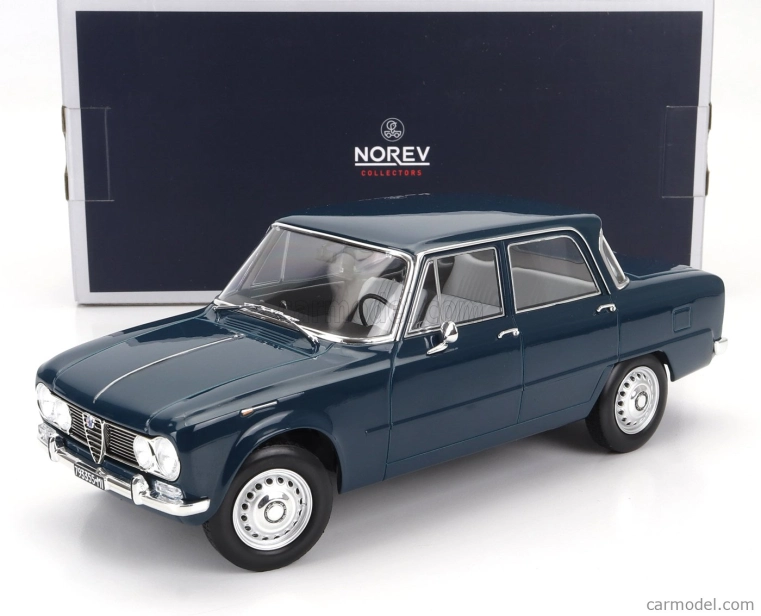 Norev Alfa romeo Giulia Ti 1964 1:18 Modrý benzín