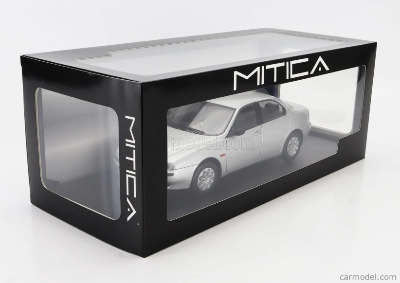 Mitica-diecast Alfa romeo 156 2.0 Twin Spark 1997 - Black Interior 1:18 Silver 612