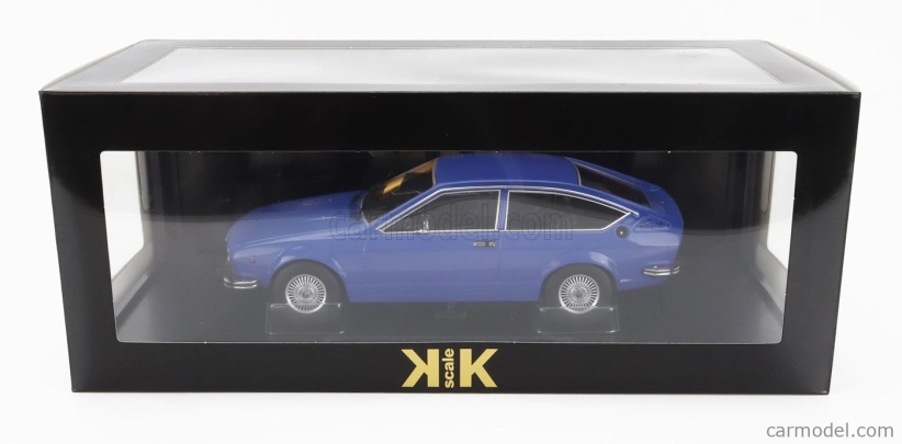 Alfa romeo Alfetta 2000 Gtv 1976 v mierke 1:18 modrá