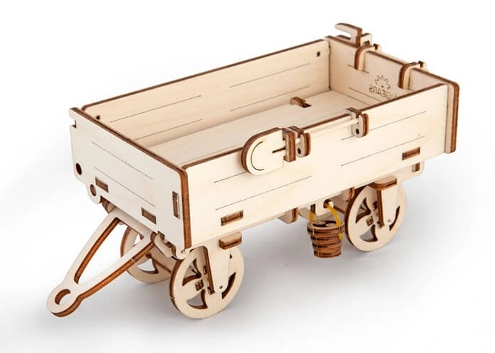Ugears 3D drevené mechanické puzzle Vlečná loď