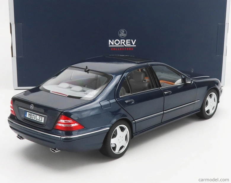 Norev Mercedes Benz S-class S55 Amg (w220) 2000 1:18 Blue Met