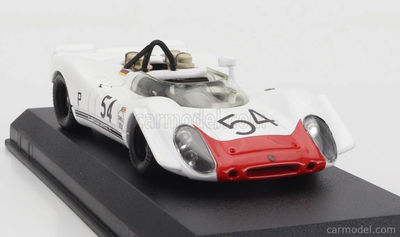 Best-model Porsche 908/02 Spider N 54 6h Brands Hatch 1969 G.mitter - U.schutz 1:43 Bílá Červená
