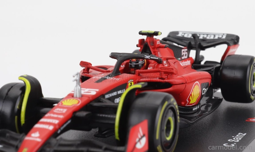 Bburago Ferrari F1 Sf-23 Team Scuderia Ferrari N 55 1:43, červená