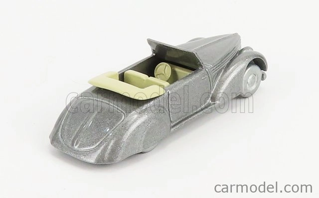 Officina-942 Fiat 1500 Cabriolet Carrozzeria Viotti 1940 1:76 Grigio Met