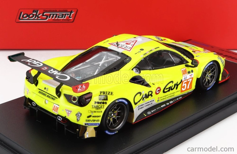 Looksmart Ferrari 488 Gte Evo 3.9l Turbo V8 Team Kessel Racing N 57 1:43, žlutá