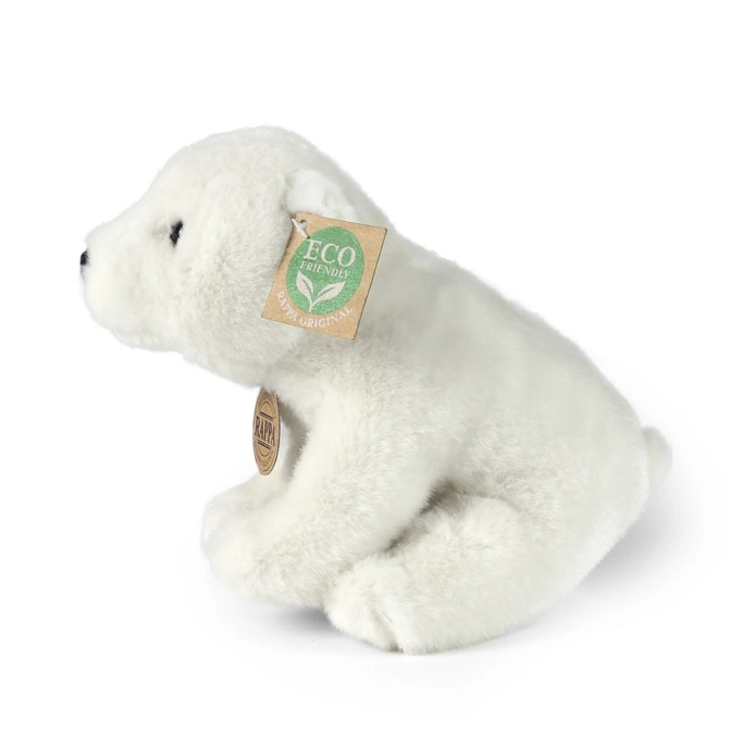 Rappa Plyšový ľadový medveď sediaci 20 cm ECO-FRIENDLY