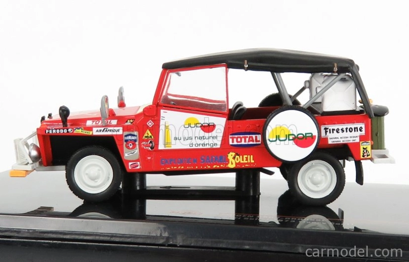 Ixo-models Citroen Baby Brousse Cabriolet Closed Safari Soleil 1973 1:43 Červená Černá