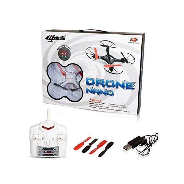 RC dron NANO, čierna