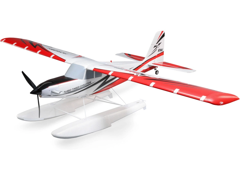 RC letadlo E-flite Turbo Timber Evolution 1.5m BNF Basic, plováky