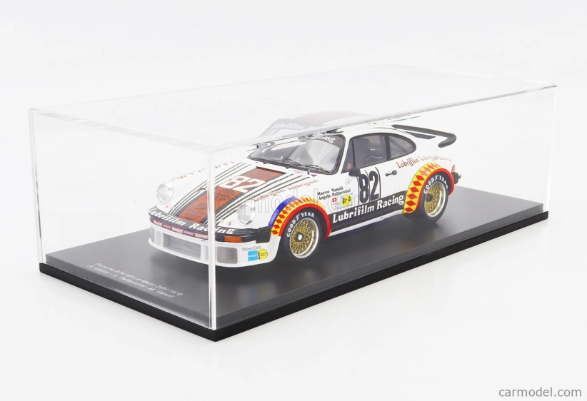 Spark-model Porsche 934 3.0l Turbo Team Lubrifilm Racing N 82 24h Le Mans 1979 H.muller - A.pallavicini - M.vanoli 1:18 Bílá