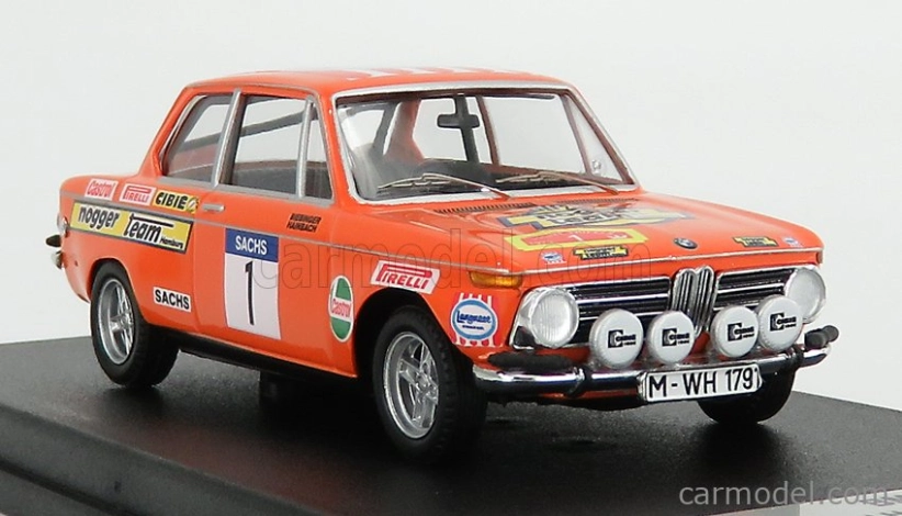Trofeu BMW 2002 (night Version) N 1 Rally Trifels 1973 R.hainbach - W.biebinger 1:43 Orange