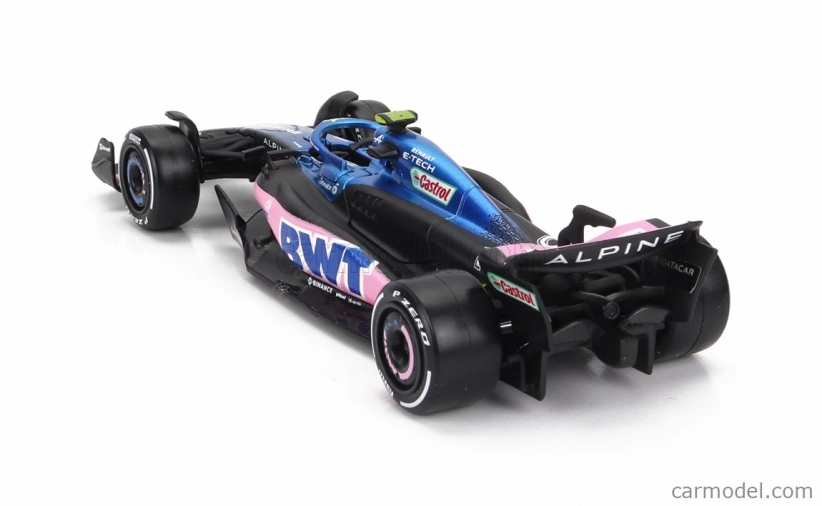 Bburago Renault F1 A523 Team Bwt Alpine F1 N 10 Season 2023 Pierre Gasly 1:43 modro-čierno-ružová