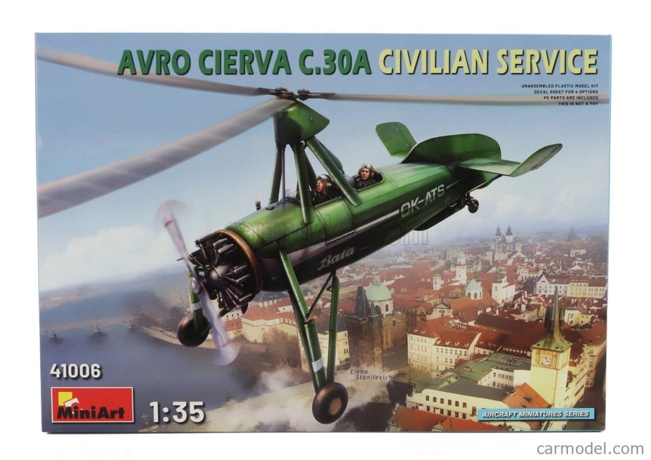 Miniart Avro Cierva C.30 Civilné lietadlo 1933 1:35 /