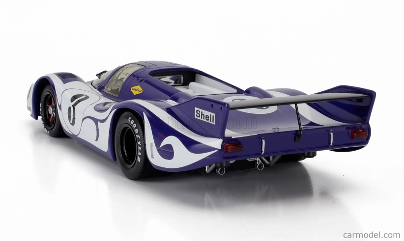 Werk83 Porsche 917 Long Tail Hippie Practise Version N 3 24h Lemans 1970 Gerard Larrousse - Willi Kauhsen 1:18 Fialová Bílá