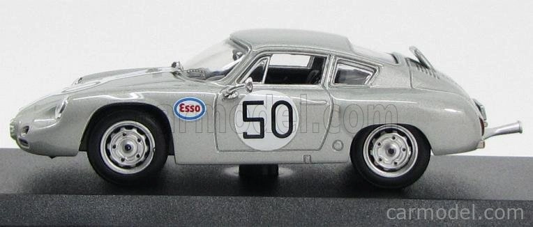Najlepší model Porsche 1600gs Carrera Abarth N 50 Audusta Gt Race 1964 C.cassel 1:43 Silver